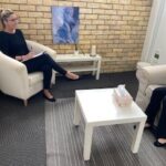 Ana counselling client at Redcliffe practice rooms